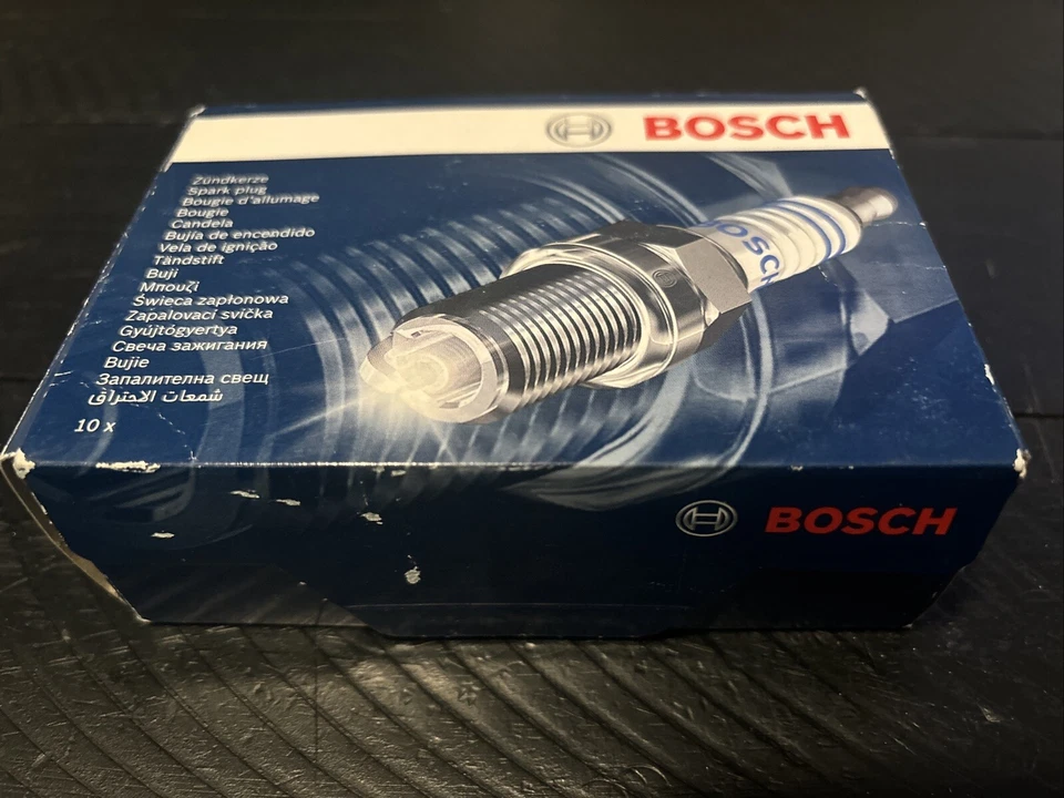 Lote de 10 bujías Bosch Platinum Plus FR7DPP+ para Volvo C70 S40 S60 S80 S90 Foto 1 de 4