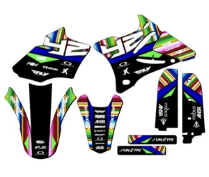 2002-2014 YZ 85 SERAPE Black Senge Graphics Kit Compatible with Yamaha - Bild 1 von 10