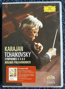 Herbert von Karajan Tschaikowsky Symphonien 4, 5 & 6 DVD NM Disc Klassik Musik - Bild 1 von 3