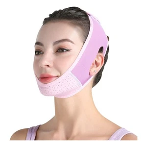 Correa de lifting facial V-Line, reductor de doble mentón reutilizable y cinturón adelgazante facial - Imagen 1 de 11