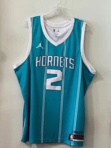 Charlotte Hornets #2 LaMelo Ball NBA Jersey Dri-Fit XXL Preowned (M) - Picture 1 of 7