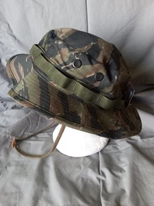 Tigerstreifen Camo Buschhut Hut - Rothco Militärstil Boonies mit Kinnriemen Neu - Bild 1 von 6