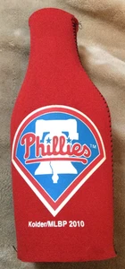 Kolder Philadelphia Phillies Zip Bottle Beer Soda Koozie Neoprene Baseball 2010 - Picture 1 of 2