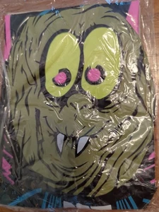 Vintage Halloween Blow-Up Dracula 🦇 22" aufblasbar tolles gruseliges grünes Gesicht Neu aus altem Lagerbestand - Bild 1 von 4