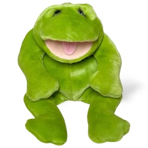 APPLAUSI Lou Rankin Friends Herbert rana peluche pupazzo mano peluche 15" - Foto 1 di 14