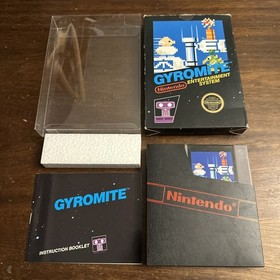 Gyromite (Nintendo NES) 5 Screw Hangtab Matte Sticker - Complete - Authentic