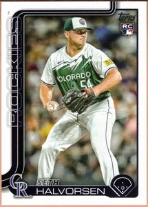 Seth Halvorsen 2025 Topps RC Three Card Lot - Bild 1 von 1