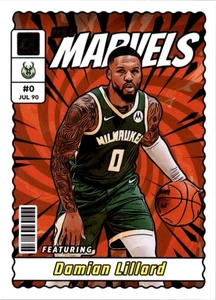 2023-24 Donruss Net Marvels #3 Damian Lillard - NM-MT - Picture 1 of 2