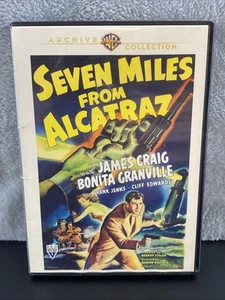 Seven Miles From Alcatraz [DVD] Black & White, Full Frame, NTSC Format - Picture 1 of 3