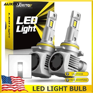2x AUXITO 9005 HB3 LED Headlight Kit High Low Beam Bulb Super Bright 6000K New - Picture 1 of 11