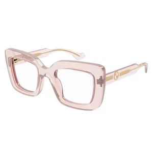 NEW GUCCI EYEGLASSES GUCCI GG1554O 003 NUDE ORANGE EYEWEAR - Picture 1 of 3
