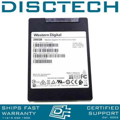 Western Digital SA530 SDASB8Y-256G 256GB 2.5 TLC 3D NAND SATA SSD - Image 1 of 3