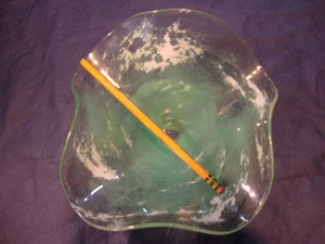 David HOPMAN ART GLASS BOWL 2001  SIGNED Hopeman ORIGINAL   #0936 - Picture 1 of 12