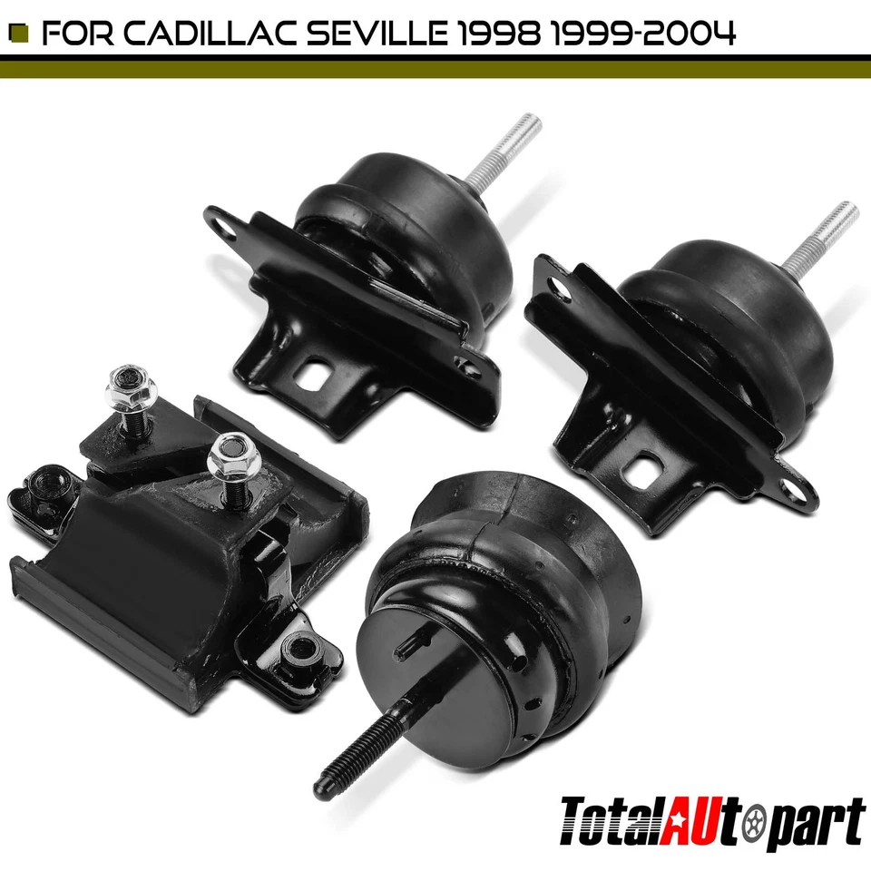 Soporte de motor y transmisión automática 4 piezas para Cadillac Seville 98-04 4,6 L Foto 1 de 4