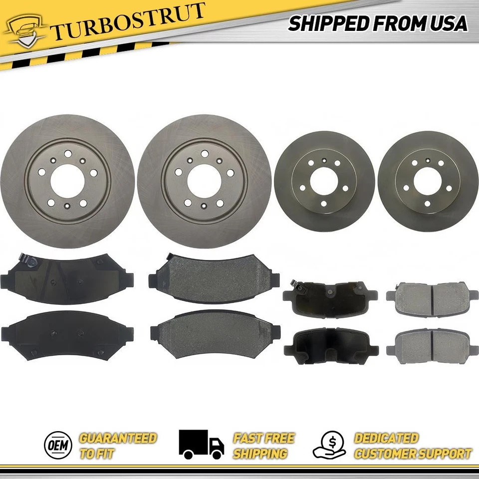 Kit de pastillas de freno delanteras y traseras OE para Buick Allure 2005-2007 3,6 L Foto 1 de 1