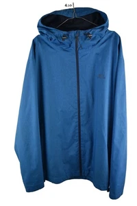 WEIRD FISH Blue Windbreaker Jacket size 2XL Mens Full Zip Casual Outdoors - Picture 1 of 9