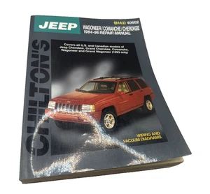 Chiltons Jeep Cherokee 1984-1996 Shop Service Repair Manual Wiring Diagrams - Foto 1 di 4