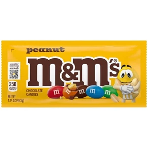 M&M's Erdnussmilch Schokolade Süßigkeiten Beutel Erdnuss 1,74 Oz. - Bild 1 von 1