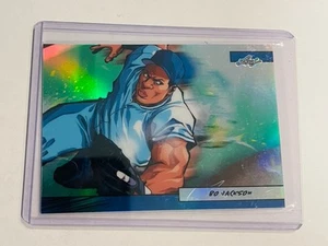 BO JACKSON 2024 Leaf Metal Chrome ANIME NATION #/75 KANSAS CITY ROYALS BLUE - Picture 1 of 2