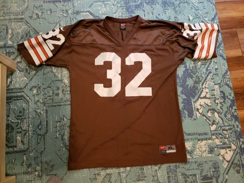 Cleveland Browns Jim Brown #32 Jersey XL NWOT Nike Sewn On Cover