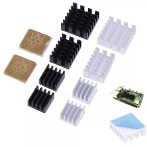 5Pcs For Raspberry Pi 2/3/4 3B+ 4B Aluminum Heatsink Radiator Cooler K``w - Picture 1 of 17