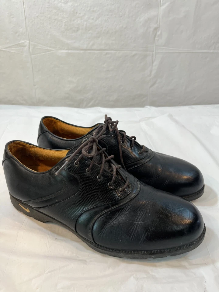 Nike Mens Waverly Last Golf Shoes 031101 Black Size 9 - Image 1 of 4
