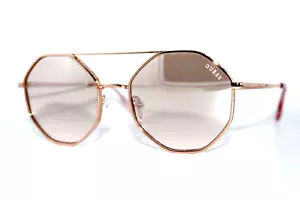 NEW GUESS GU7636 28U GOLD AUTHENTIC SUNGLASSES WOMEN'S FRAMES 55MM W/CASE - Picture 1 of 8