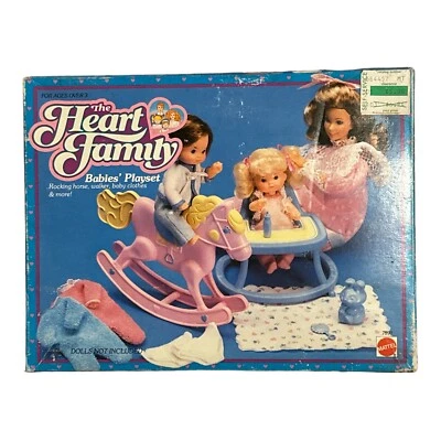  Mattel 1984 The Heart Family Babies Playset Barbie Rocking Horse #7891 NEW! - Image 1 of 2