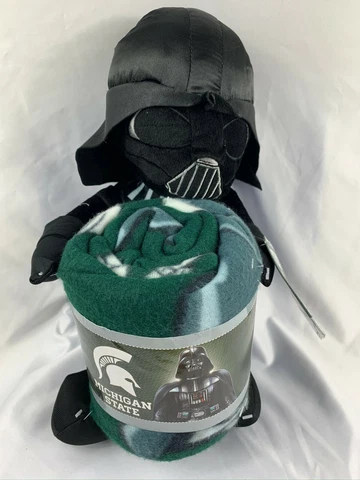 Star Wars Darth Vader NCAA Character Plush and Throw Set Michigan State Spartans Cover