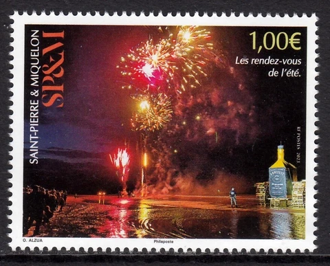 ST PIERRE & MIQUELON 2023 FIREWORKS CELEBRATING THE SUMMER Cover
