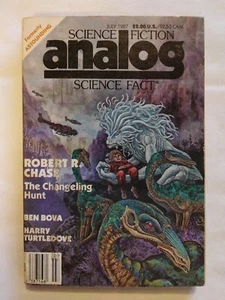 1987 July, Analog Sci-Fi/Fact Magazine, The Changeling Hunt (MH413) - Picture 1 of 4
