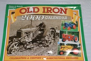 Farm & Ranch Living's Old Iron Farm Tractor Calendar Year 2000 - Picture 1 of 5