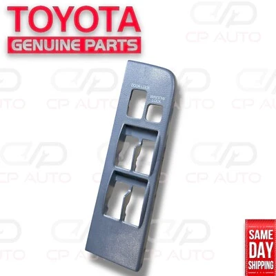 91 - 97 TOYOTA LAND CRUISER FJ80 DRIVER WINDOW SWITCH BEZEL TRIM GRAY OEM NEW - Image 1 of 4