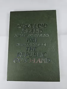 1981 ICELAND 5 COIN PROOF SET - Royal Mint - Picture 1 of 8