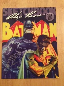 SIGNED - Alex Ross SDCC 2014 Sketchbook Batman Exclusive Cover Softcover Limited - Picture 1 of 9