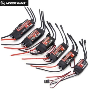 Hobbywing 30A 40A 50A 60A 80A Brushless ESC for Model Airplane Helicopter Drone - Picture 1 of 10