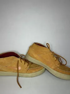Herren Nike SB Stefan Janoski Mittel Handarbeit Orange Wildleder Turnschuhe Gr. 9 SCHNITT SPITZE - Bild 1 von 12