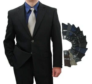 Sharp Hand Tailored Regular-Fit Men's Blazer w/1 Pair of Socks, Size 36S-62L - Picture 1 of 5
