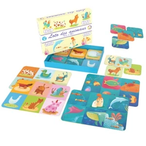 Juego De Lotería De Madera De Animales - ULYSSE 3986 - Imagen 1 de 1