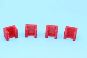 Confezione da 4 pacchi Porter Ciondolo Cuscino Naso 894742-BN200A Rosso - Foto 1 di 4