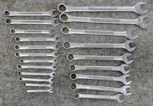 Set Of 21 12 Point SAE And Metric Craftsman Combination Wrenches Made In Japan - Picture 1 of 8