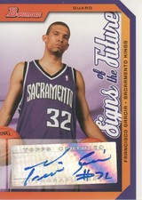 2005-06 Bowman Signs of the Future Autograph #FG Francisco Garcia AUTO