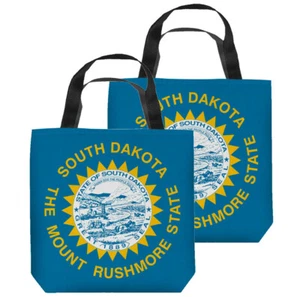 South Dakota Flag Tote Bag - 3 Sizes - Picture 1 of 1