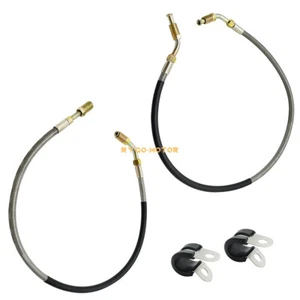 Front Brake Line Left & Right W/Fitting for Polaris Big Boss 250 300 350 400 500 - Picture 1 of 13