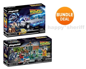 Playmobil Back to the Future Sets 70317 And 70634 Collectible New Boxed - Picture 1 of 6
