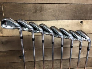 Big Tall +2" Iron Set XXL Mens Long Golf Clubs #4-SW REGULAR R Flex Steel Shaft - Picture 1 of 13