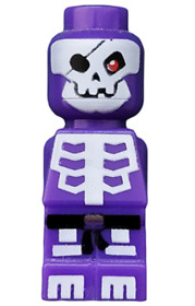 LEGO Champion Rare Microfigure Ninjago Skeleton Purple 85863pb052 from Set 3861