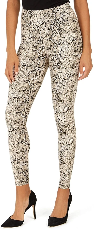 Inc International Concepts Shaping Knit Full-length Snakeskin Leggings XXXL