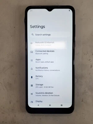 Motorola G Pure (2021) 32GB XT2163-4 Deep Indigo US Cellular Only,  Read - Image 1 of 4