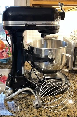 KitchenAid Professional HD Series Mixer, 5 Quart, 475W, KG25H7XOB, Onyx Black - Image 1 of 4
